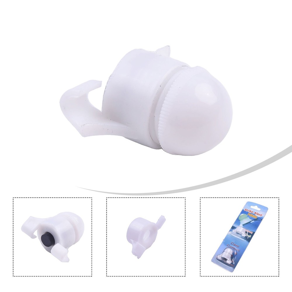 Plastic Fishing Bite Alarms with Adaptive Static State and LED Indicator