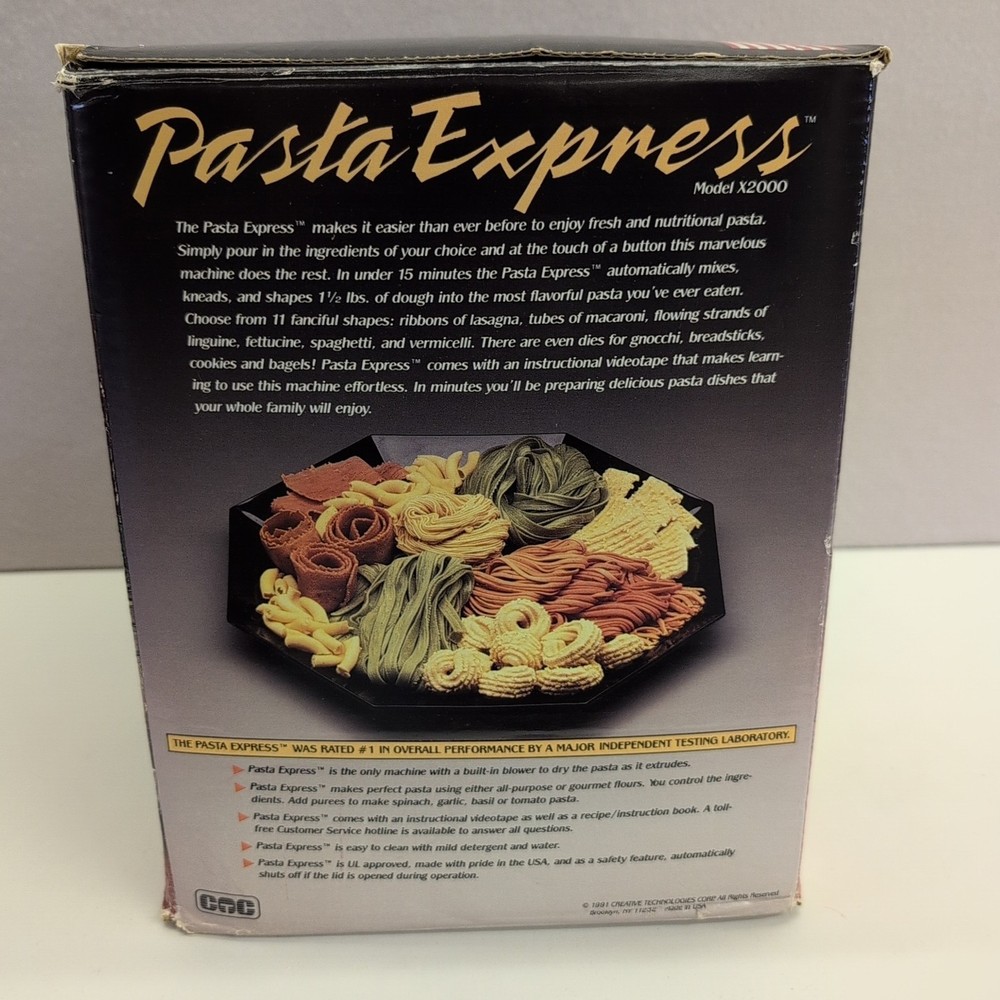 Pasta Express by CTC / Model X2000 Electric Pasta Machine