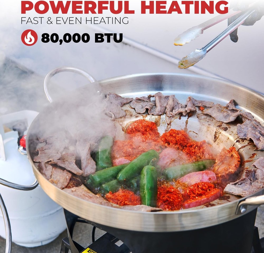 Barton Discada Disc Cooker 80000 BTU Propane Comal