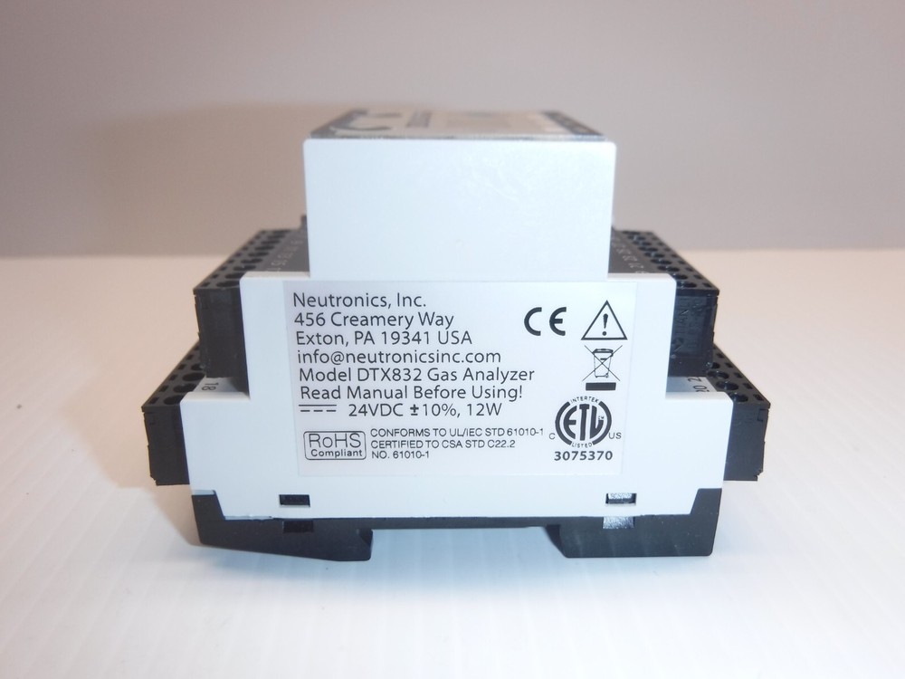 Neutronics DTX 832 Gas Analyzer