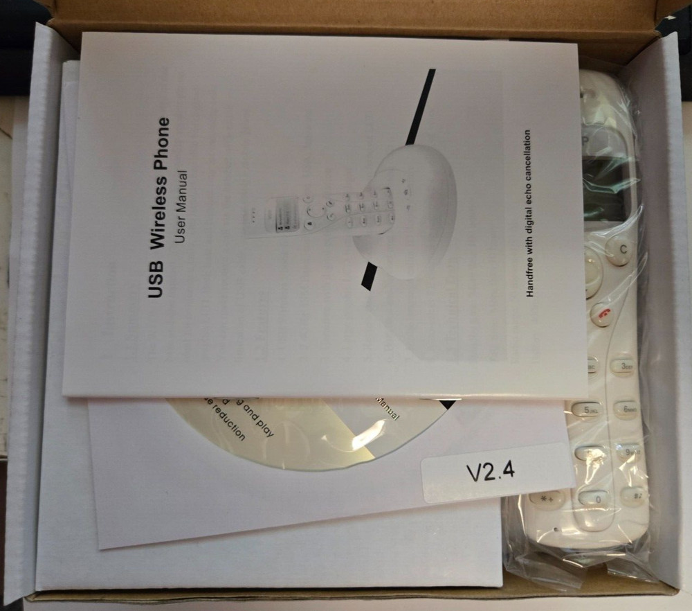 Skype USB Wireless Cordless Phone, USB-W1DL