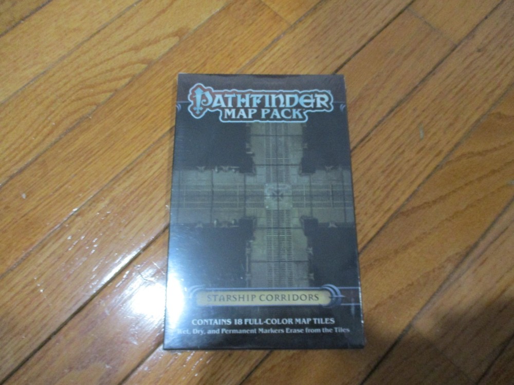 D&D D20 Paizo Pathfinder Map Pack Starship Corridors SW