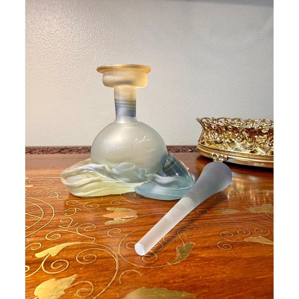 Vintage Signed Jon Art Studio Glass Perfume Bottle