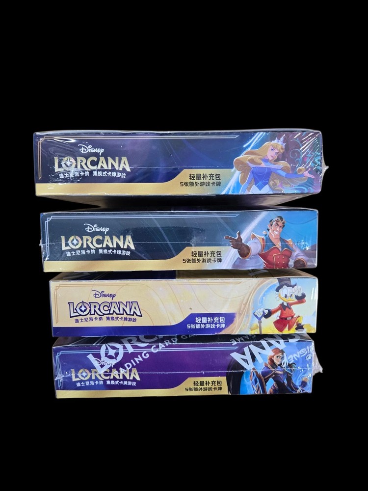 Lot 4 Disney LORCANA Chinese The First Second Third Fourth Chapter BOOSTER Boxes