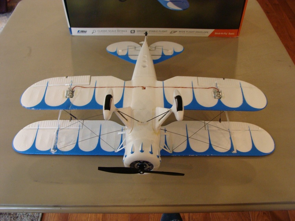 E-flite UMX Waco BL BNF Basic Biplane AS3X® Stabilization RC Airplane EFLU5350