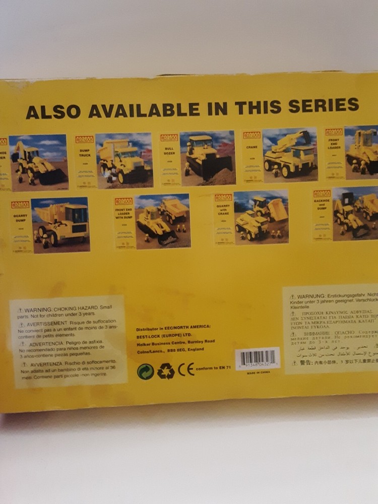 Best Lock Backhoe Loader 350 Piece Lego Comparable