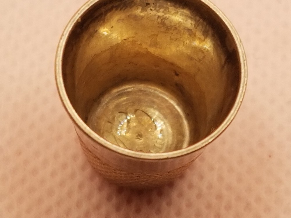 Vintage Sterling Silver Thimble - size 9