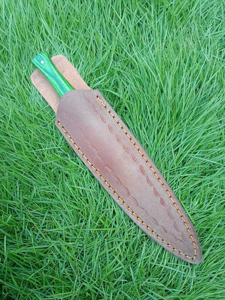 CUSOM Handmade D2 DAGGER HUNTER BOOT THROWING KNIFE POWDER COATING BLADE