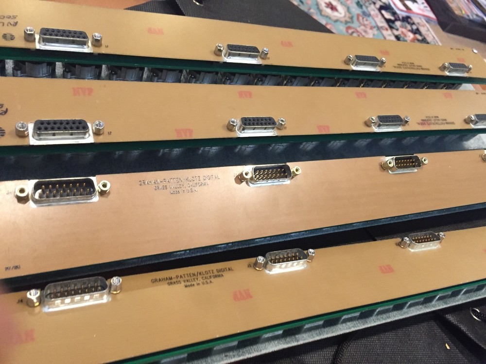 GRAHAM-PATTEN SYSTEMS COAX Patch PANEL bottom unit in the picture