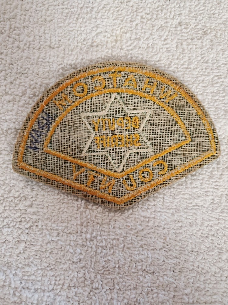Vintage Whatcom County Sheriff's Office, Washington State