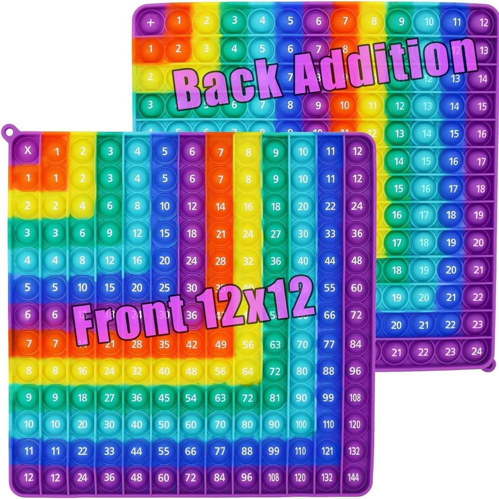 Multiplication 12x12, Addition 1-12, Math Fidget Popper, Learn...