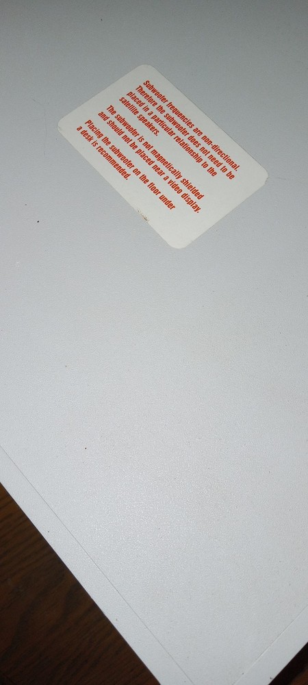 Altec Lansing Multimedia Computer Speaker System Powered Subwoofer ACS45.2