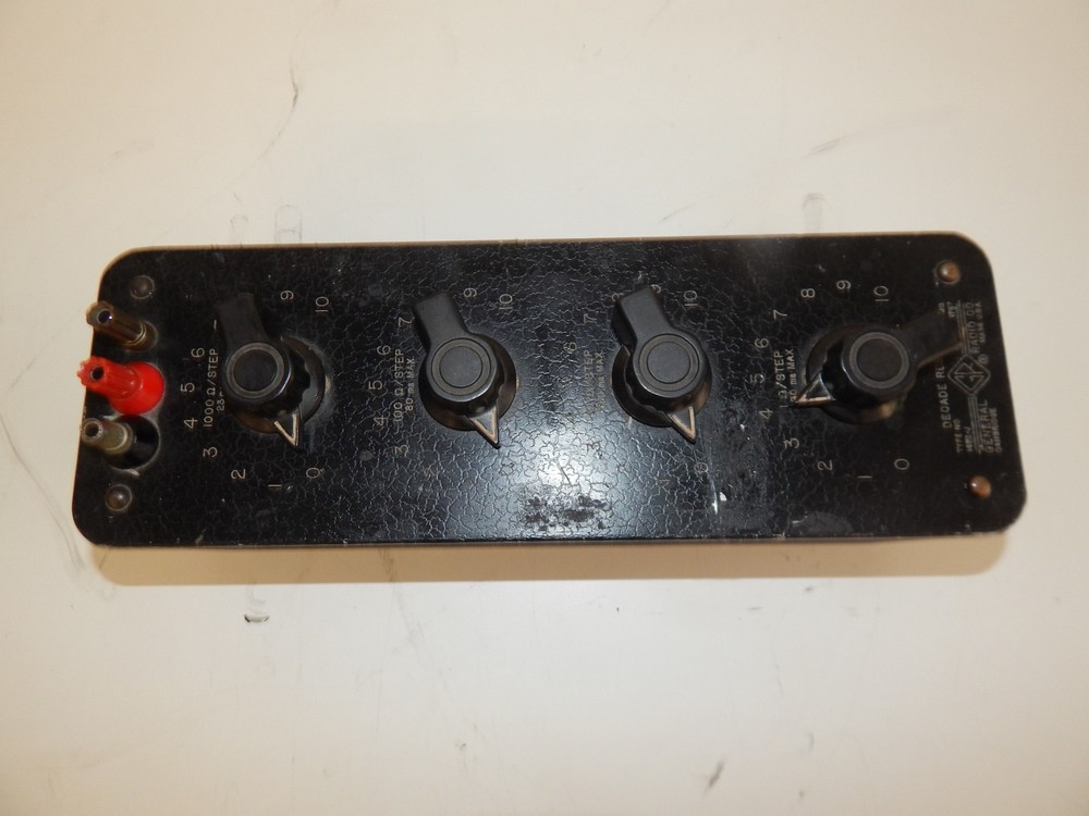 GENERAL RADIO 1432-J DECADE RESISTOR BOX (JWP71)