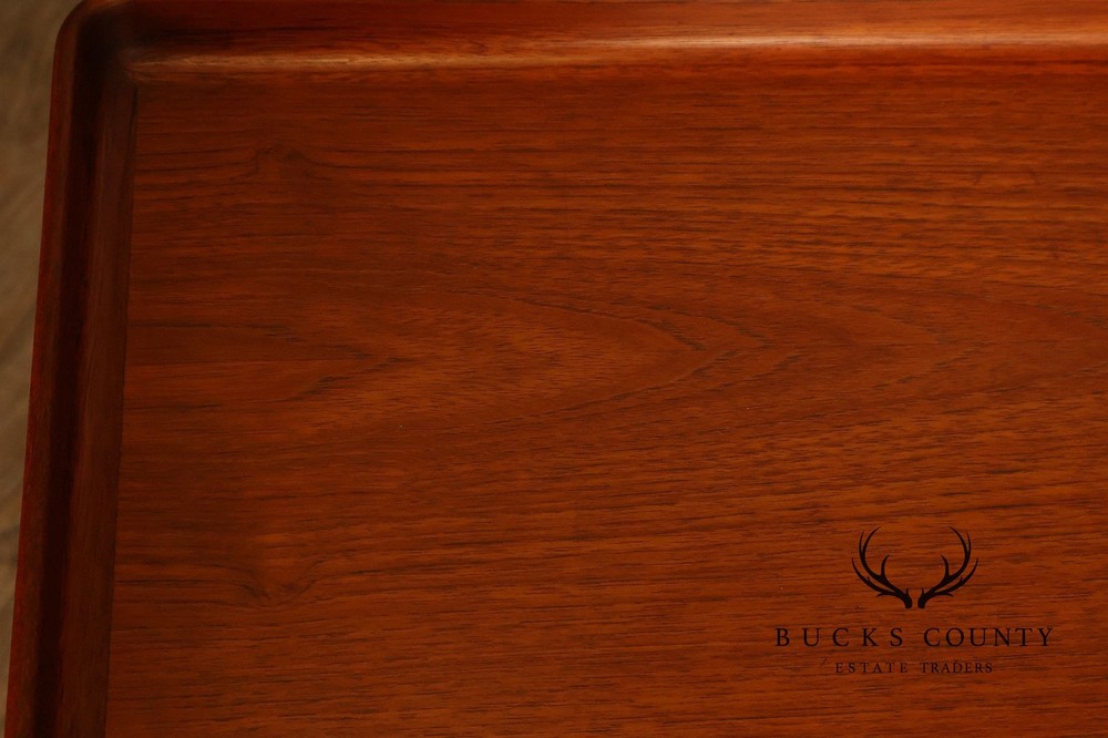 Danish Modern Teak Executive Writing Desk