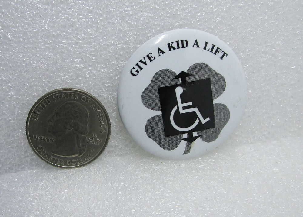 Give A Kid A Lift Button Pin