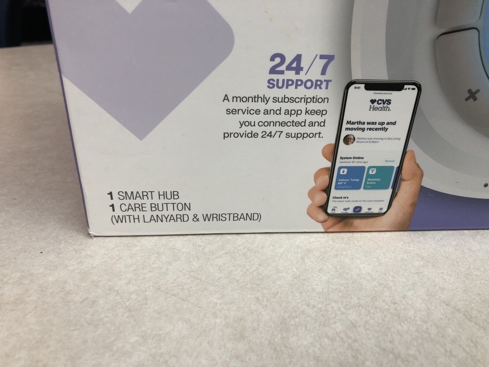 Symphony Independent Living Network Basic Bundle Smart Hub Care Button New