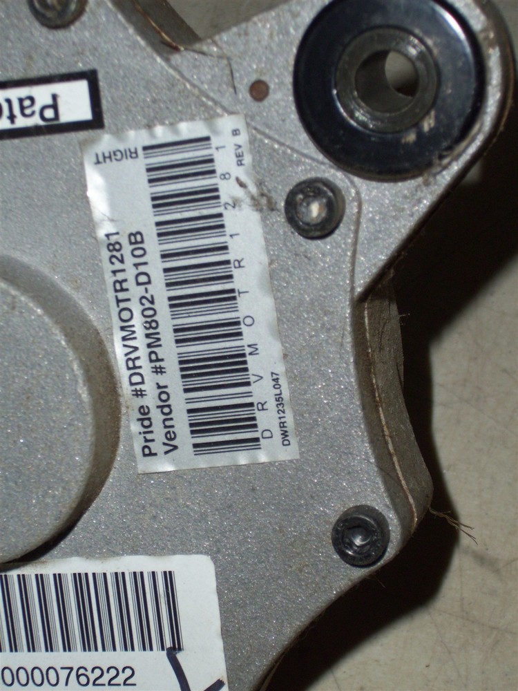 Jazzy Select 6 Drive Motor Right Side