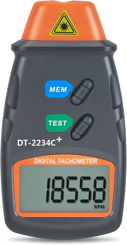 Lightweight RPM Tachometer with LCD Display