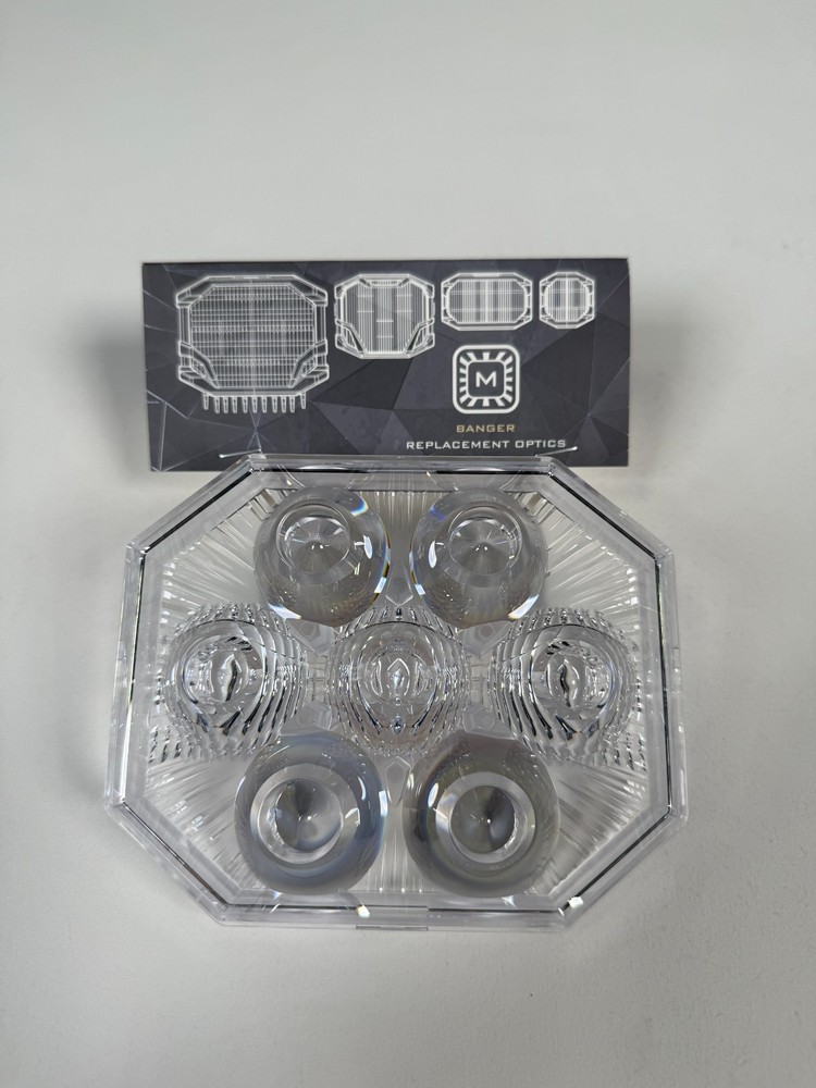 Morimoto BigBanger Trailmaster Optic Lens Only / Clear Each BAF228 Open Box