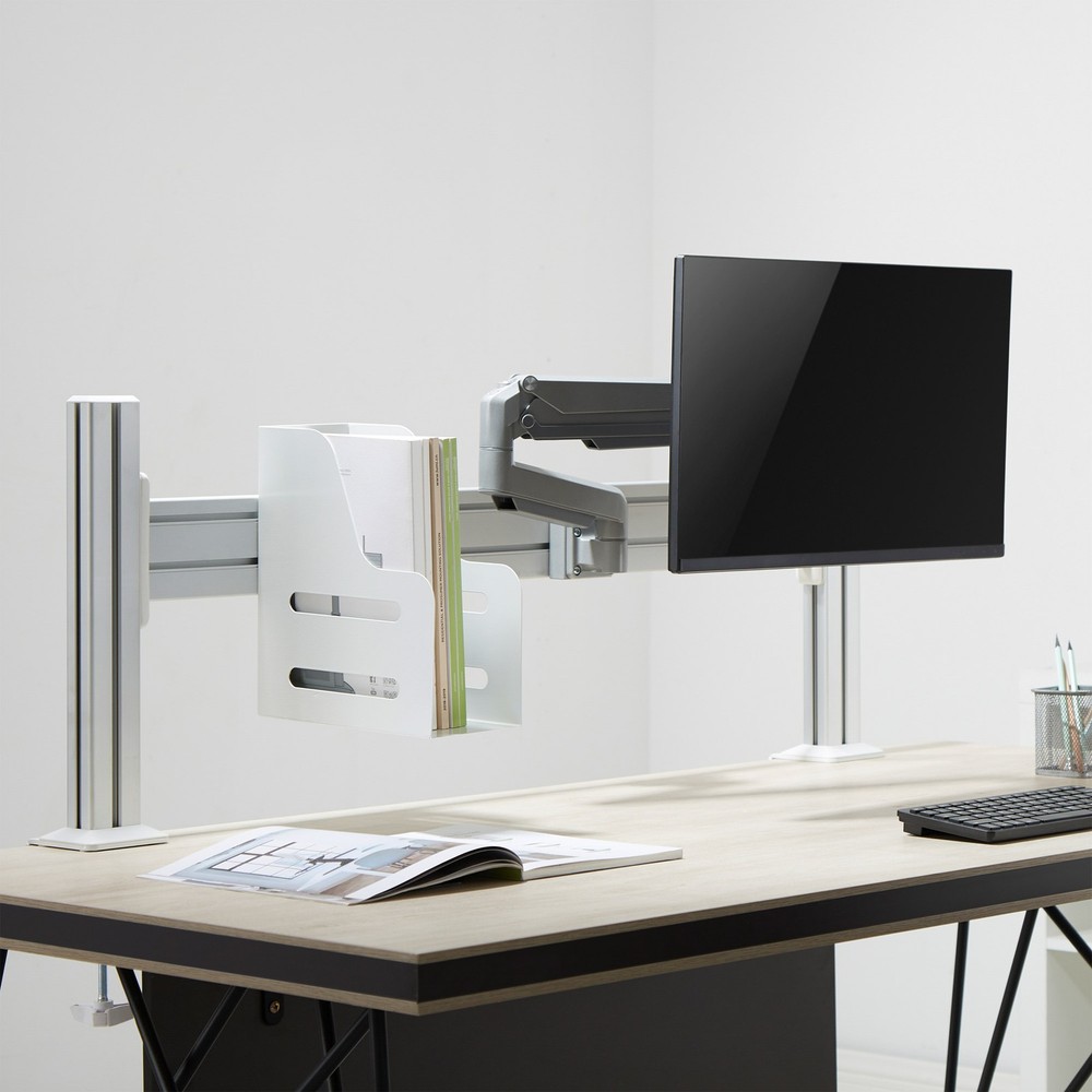 InLine Slatwall Document Binder White Stahl White 23182C