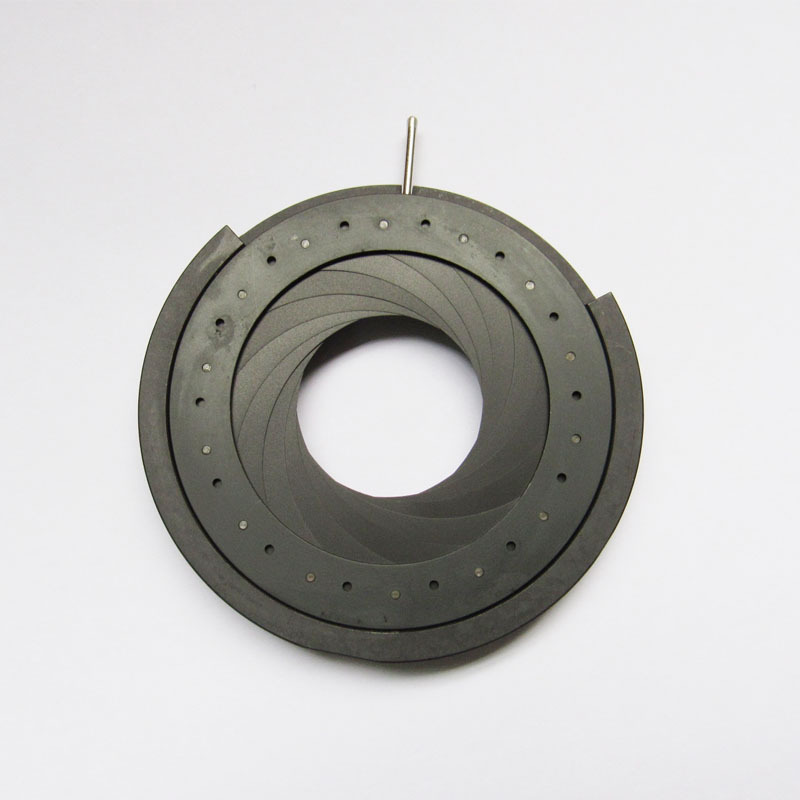 Adjustable Aperture 3-52mm Iris Diaphragm M4 Thread With Supporting Bracket