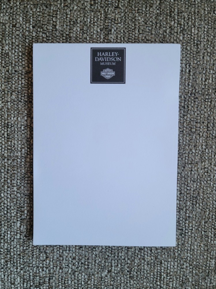 Harley Davidson Care Package (6 Patches, notepad, & gift box)