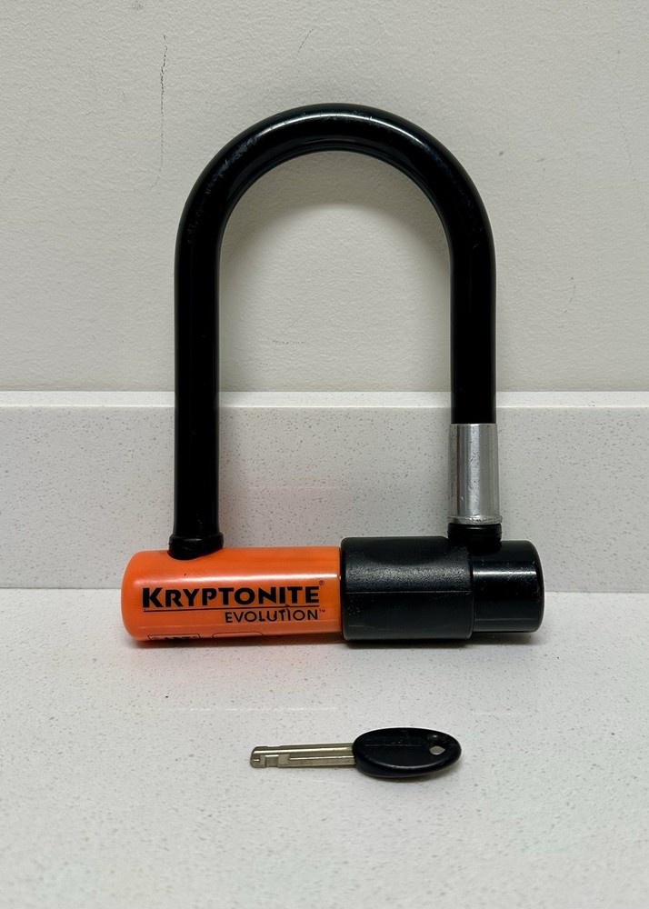 Kryptonite U-Lock Bike Lock w/ Flex Cable Double Loop Keyed Security