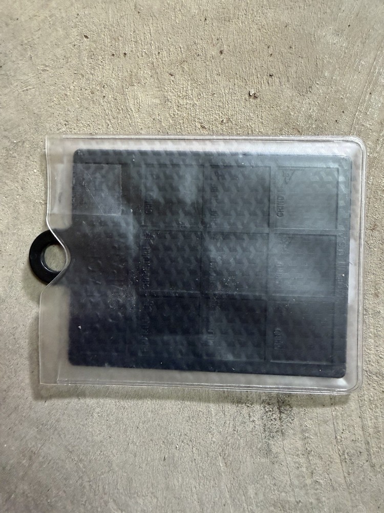 FLEXBAR SURFACE FINISH COMPARATOR- PLASTIC - #16007