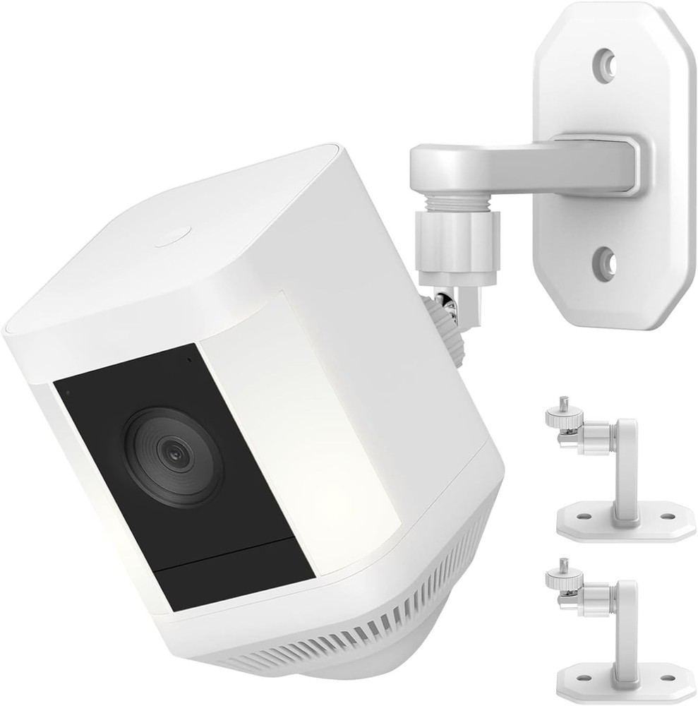 Adjustable 2-Pack Wall Mount for Ring Spotlight Cam - Enhanced Stability