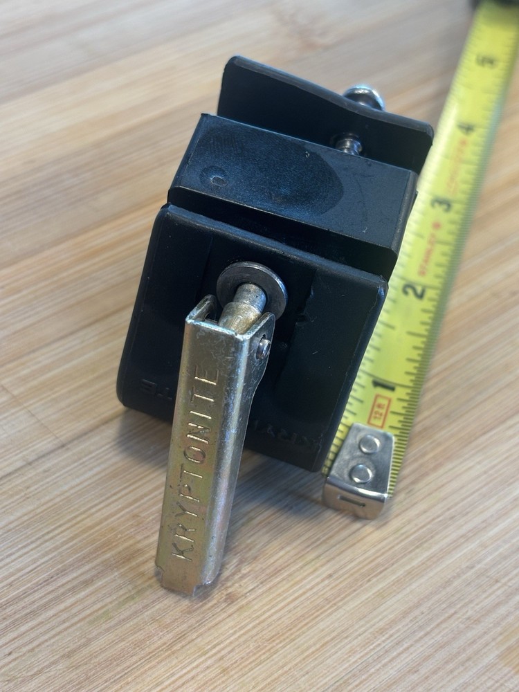 Vintage Kryptonite U-Lock Keeper Bracket 1” Frame Mount Single Screw Attachment