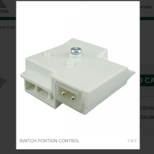 SWITCH PORTION CONTROL # 5030418