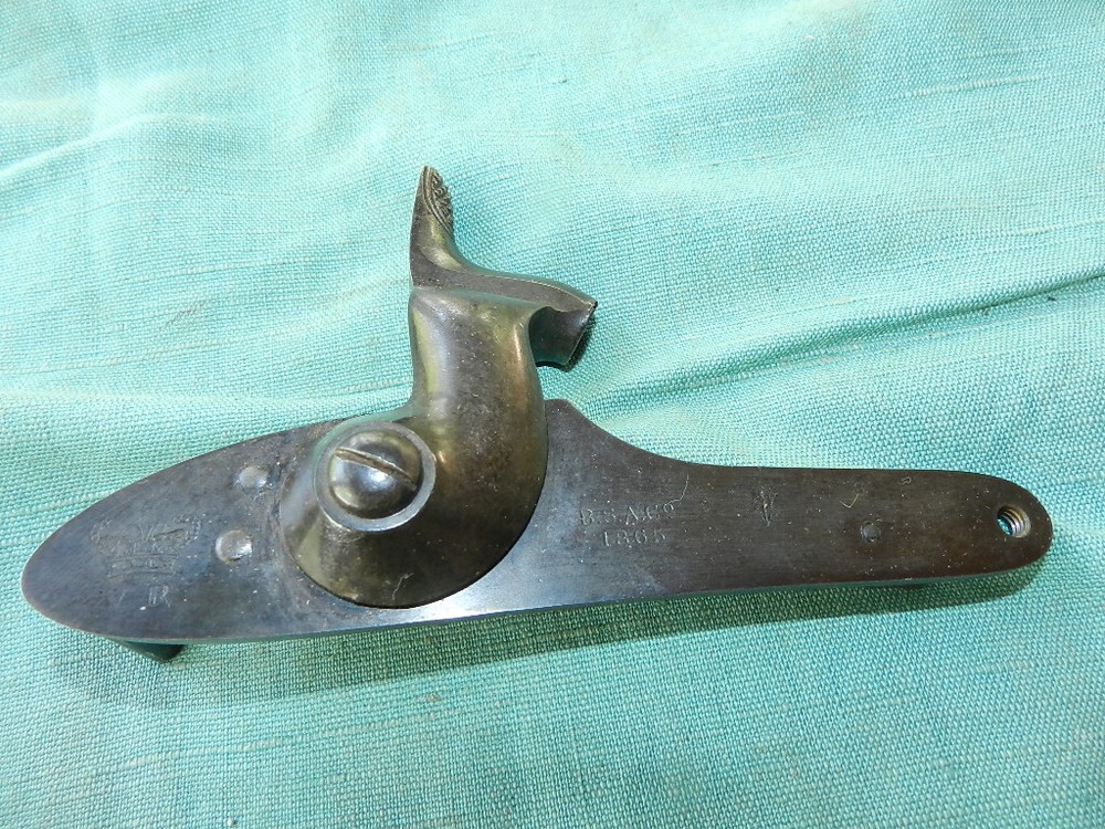Tower B.S.A Co. 1865 complete percussion rifle lock