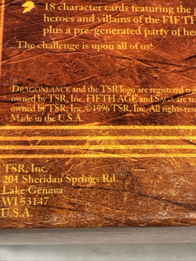 DragonLance Fifth Age Box Set - Complete