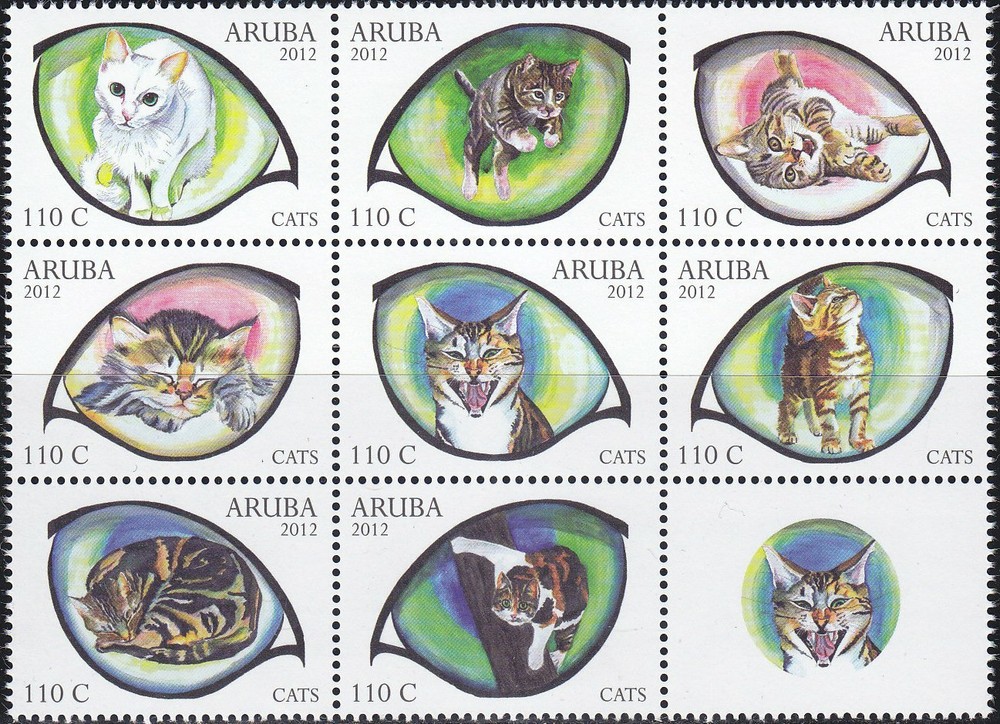 Arubu Issue 2012 (623-630) Cats