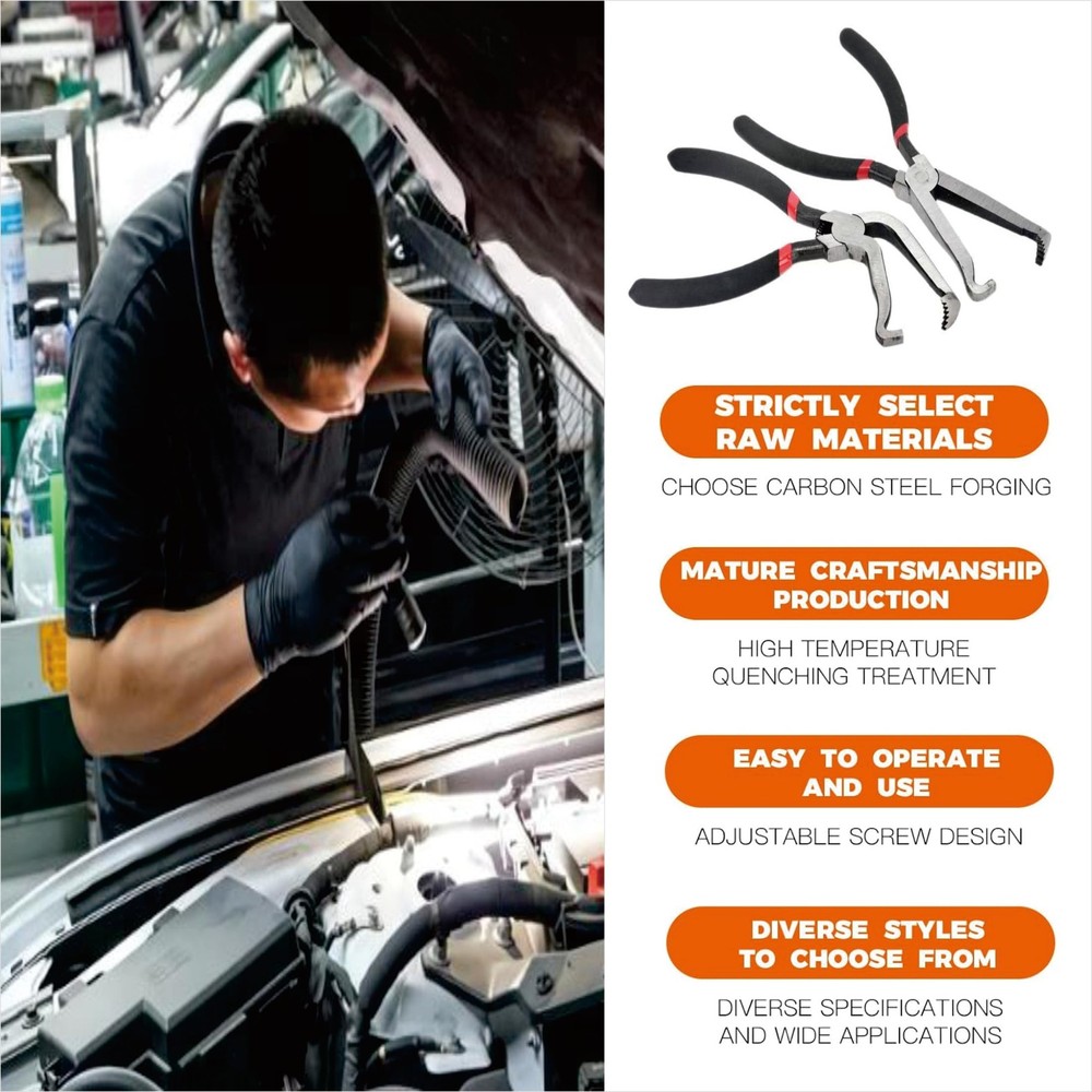 2PCS Electrical Disconnect Pliers, Connector Separator Tool, Multi-purpose Au...