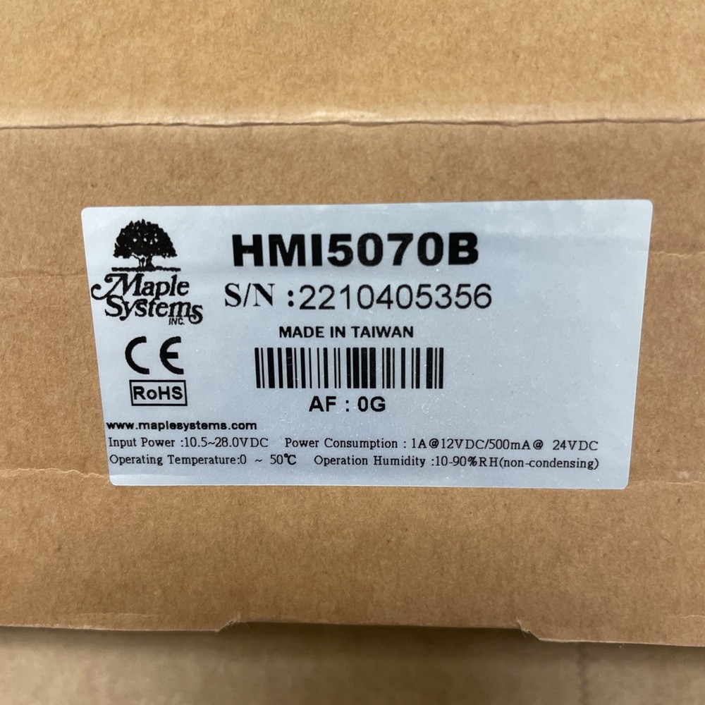 Hmi5070b Maple Systems / Programmed But New, Never In Use