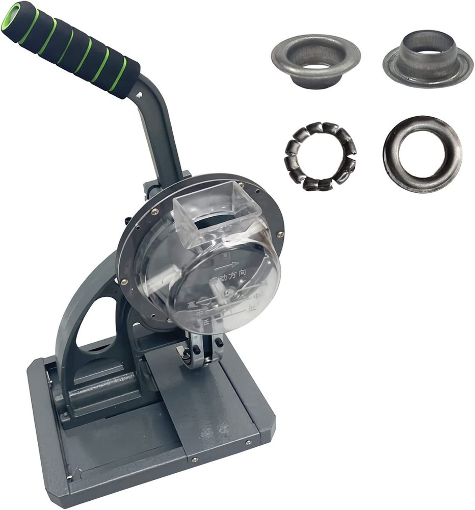Hand Press Eyelet Grommet Machine 10mm Button Maker Machine Manual Punch Tools