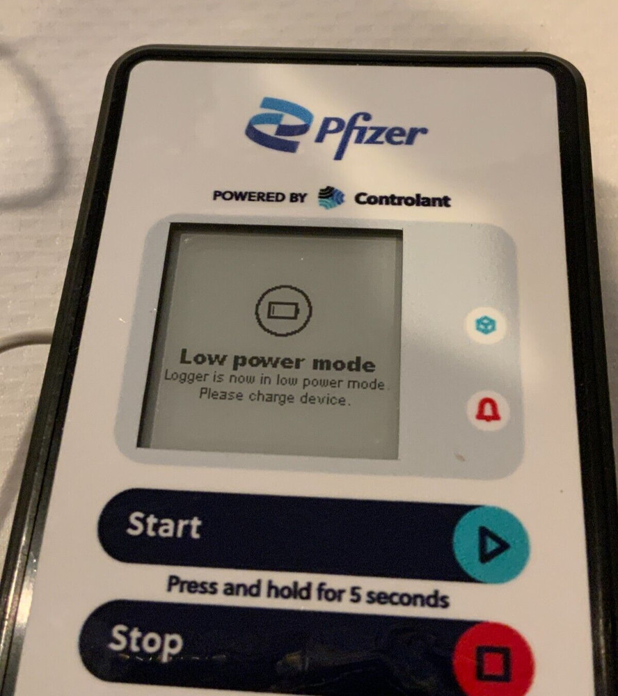 Pfizer Controlant Real Time Logger Type Saga-P, CMS 3001AE35