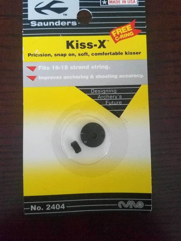 Saunders - Kisser Button - Kiss X - 1/2"-2404