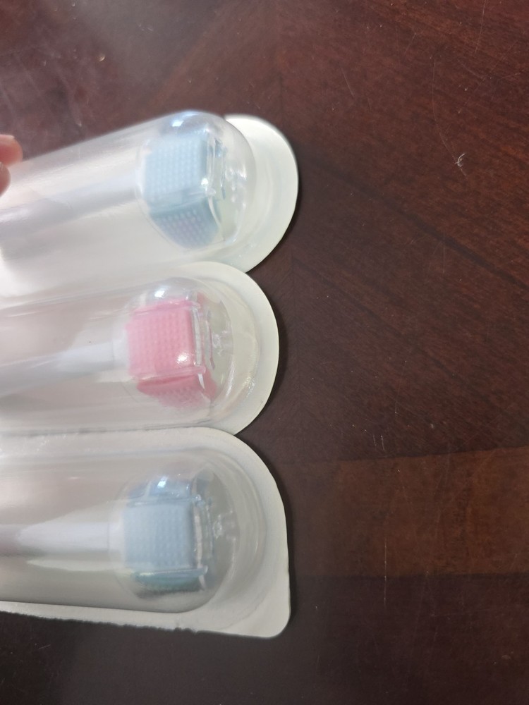 New/Sealed (3) Three Sided Toothbrush Replaceable Brush Head For Special Needs