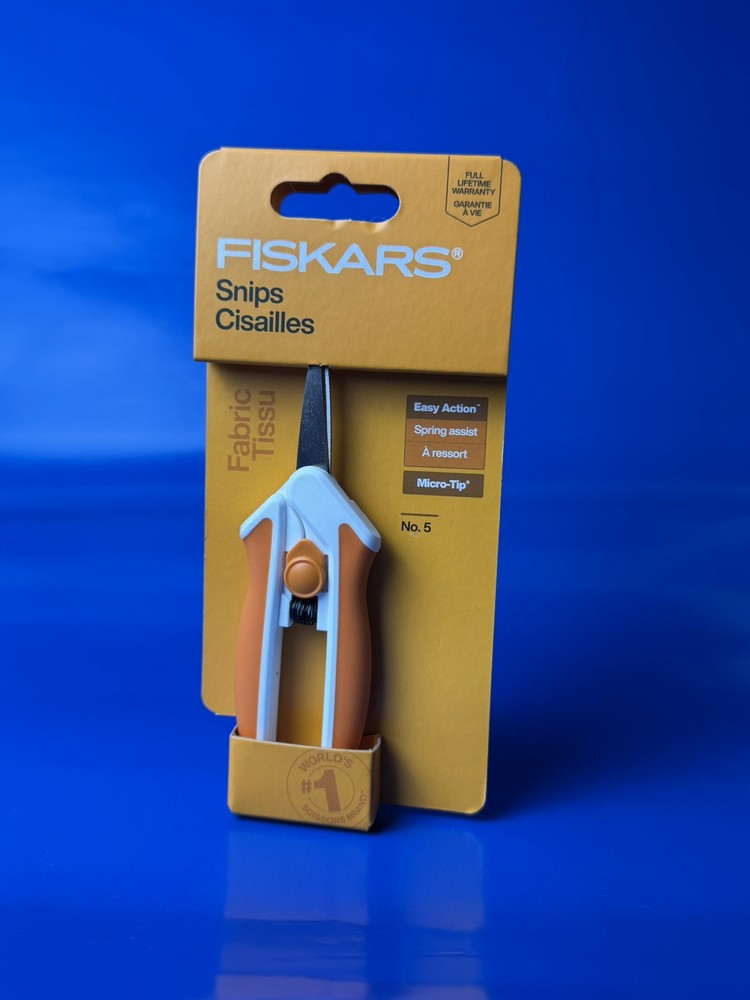 Fiskars Fabric Snips - 5” Scissors - NEW