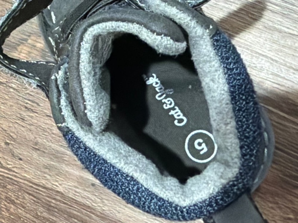 Cat & Jack Kids' Gray Boots with Strap