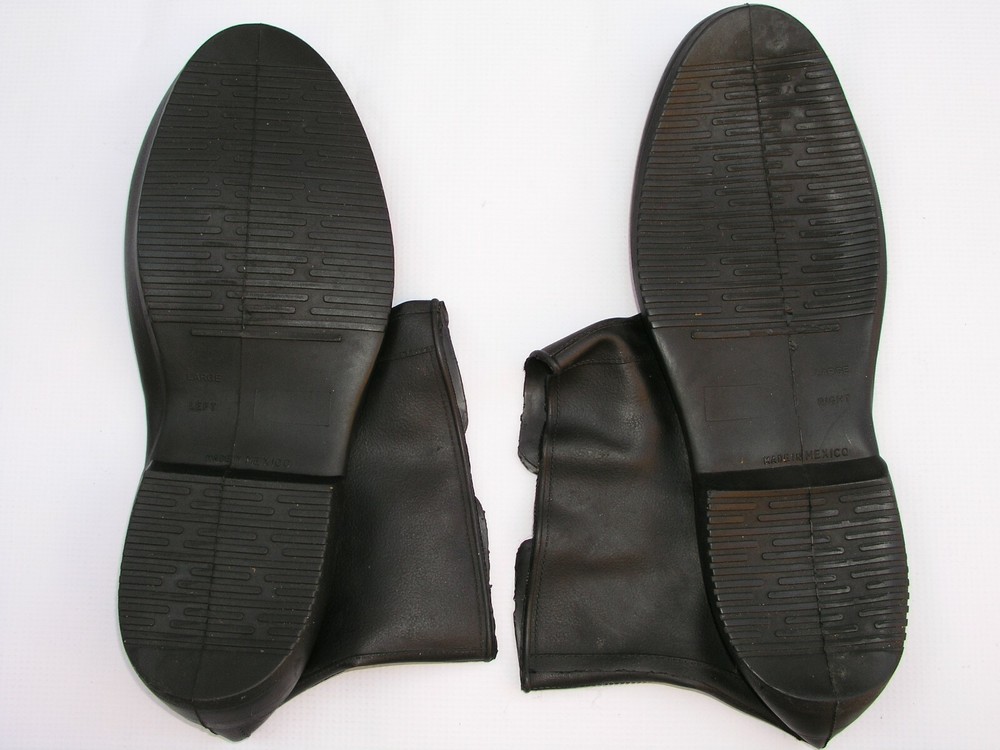 Overboots, Zippered Rain Boot Covers, Mens Large