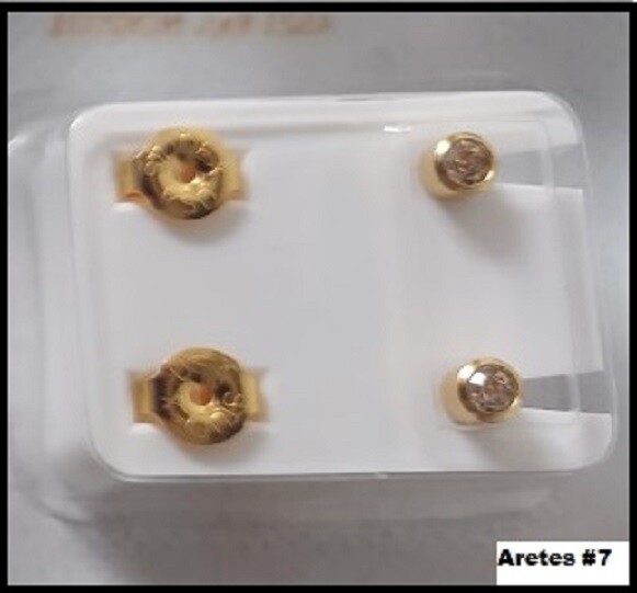 Studex Ear Piercing Gold Plated Clear Stone 4MM Regular R213Y
