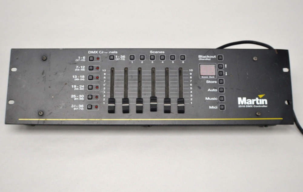 Rack Mount Martin 2518 DMX Lighting DJ Controller