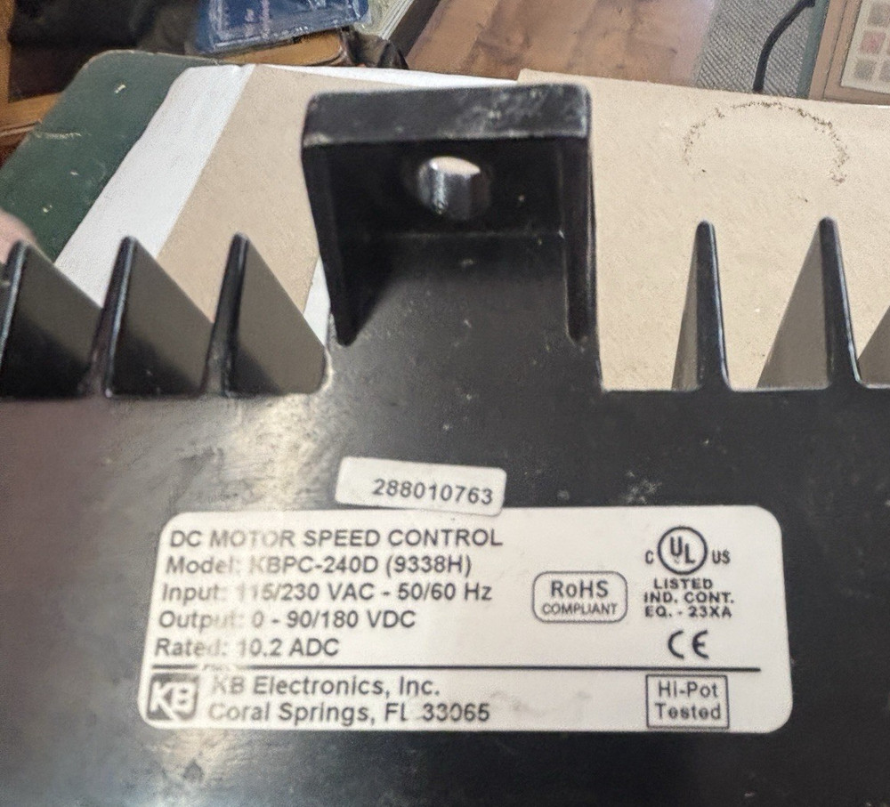 KB Electronics Penta-Drive KBPC-240D 9338H DC Motor Speed Controller