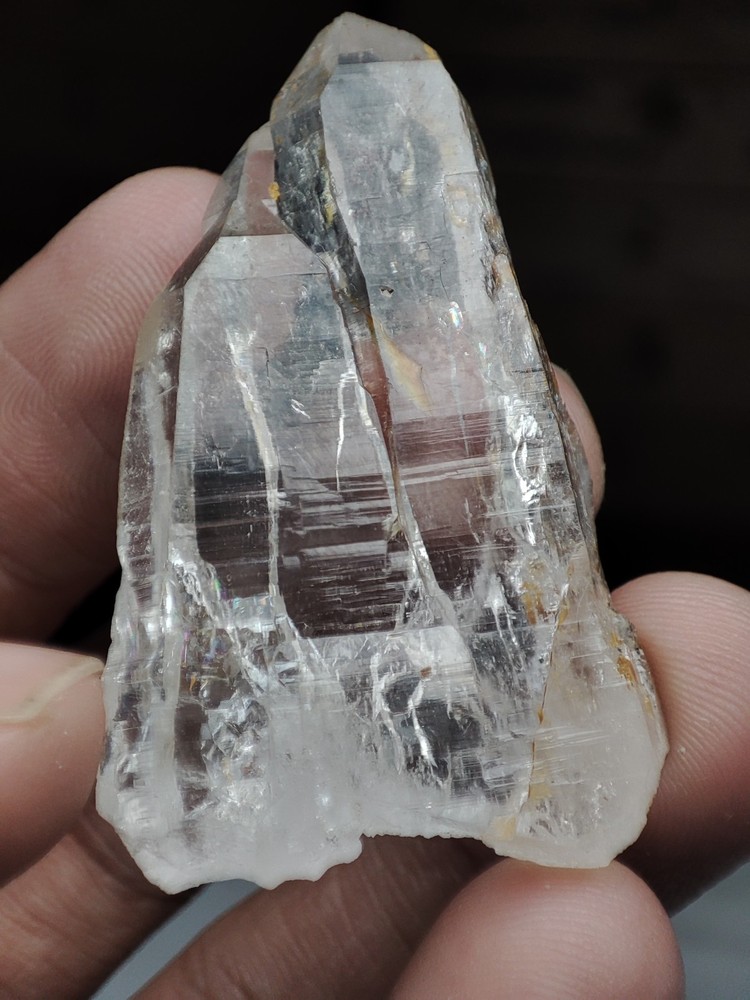 Lemurian Quartz  Crystal With Unique Growth & Nice Terminations-Pak.