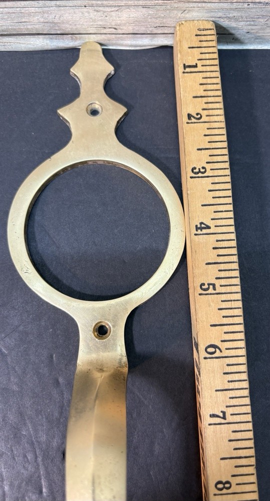 Brass Entry Door Hardware 14” Pull Handle Deadbolt Opening