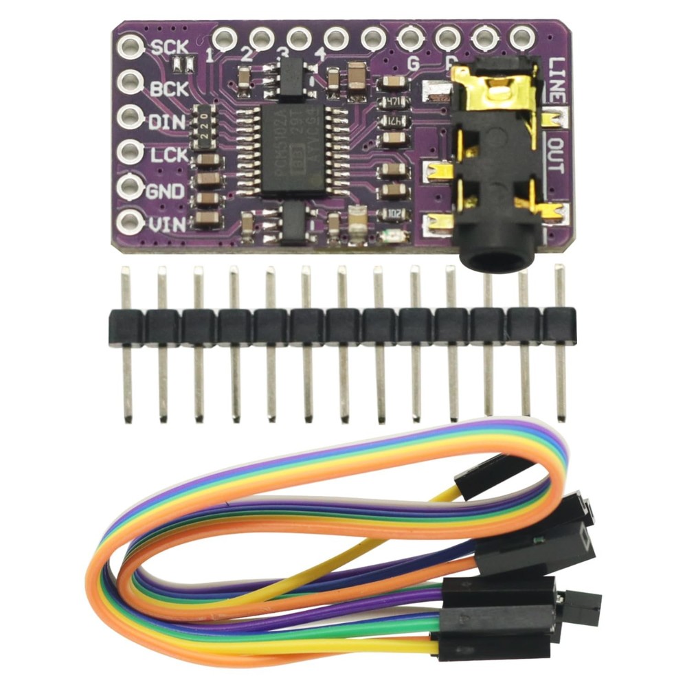 2Pcs IIS PCM5102 PCM5102A AUX Stereo Digital Audio I2S DAC Decoder Board Module