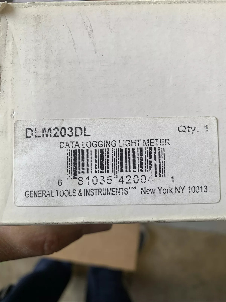 General Tools DLM203DL Data Logging Light Meter - Precision Measurement Tool